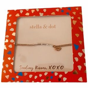 Stella & Dot Sending Kisses Wishing Bracelet